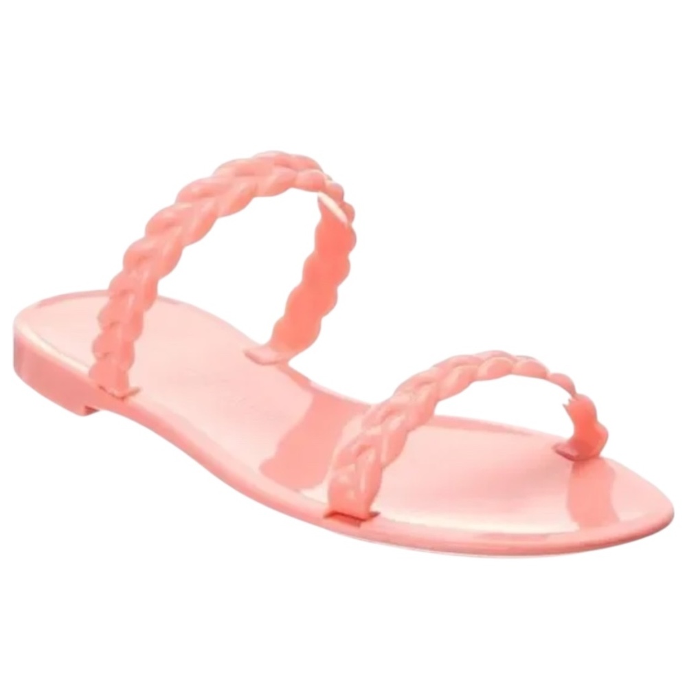 Stuart Weitzman Sawyer Jelly Sandals | Apricot | Size 8 | NWOB Designer